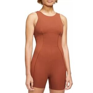 Nike Yoga Dri-FIT Luxe 5" Romper Sz X-Large